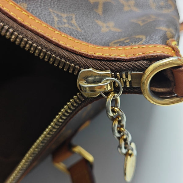 PALERMO PM Monogram Coated Canvas Brown