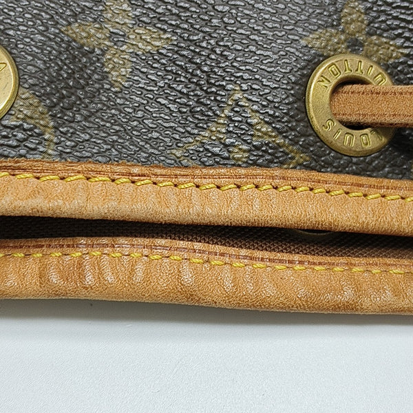 NOÉ GM Monogram Coated Canvas Brown