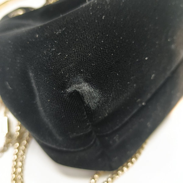 Suede Shoulder Bag Black