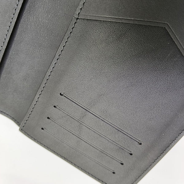 SLENDER Monogram Calfskin Black Wallet