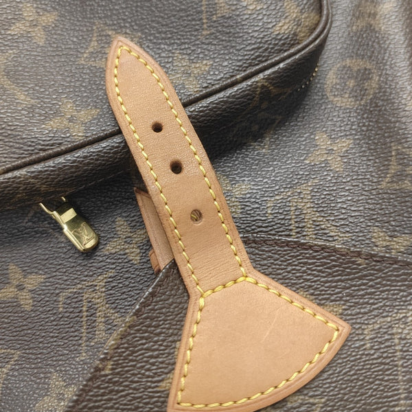MONTSOURIS MM Monogram Coated Canvas Brown