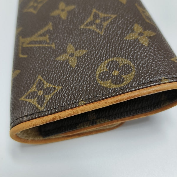 TWIN PM Monogram Coated Canvas Brown