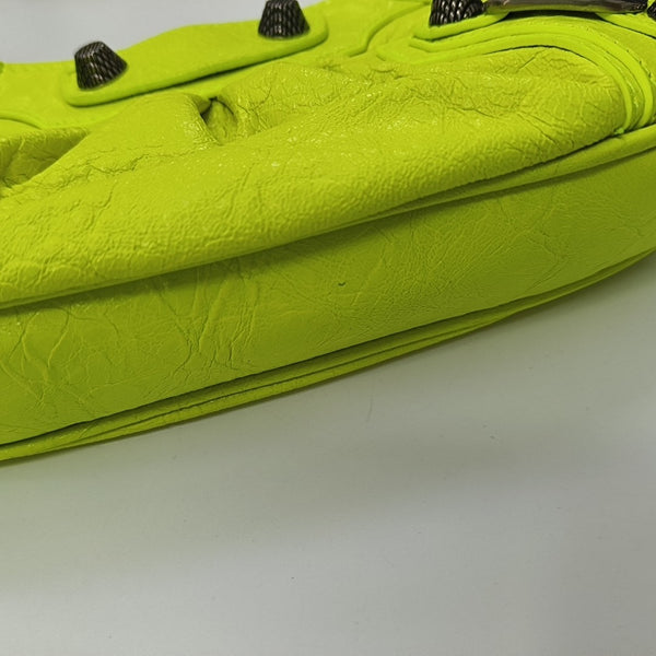 Le Cagole Mini Calfskin Green