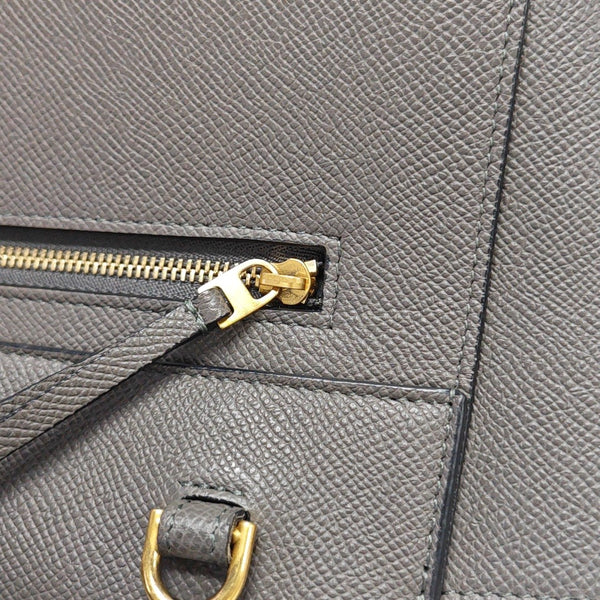 BELT Micro Calfskin Gray