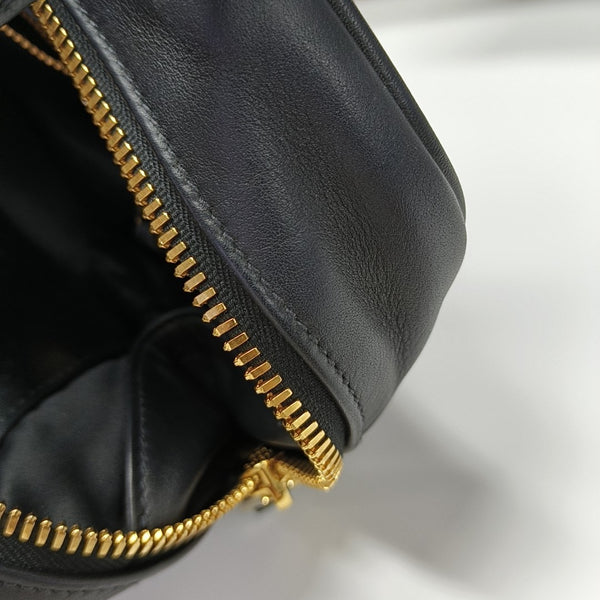 Beau Large Calfskin Black
