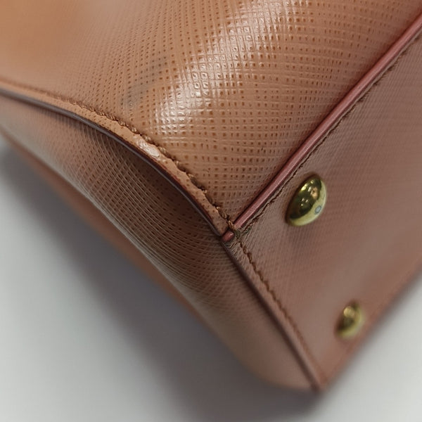 Calfskin Top Handle Bag Pink