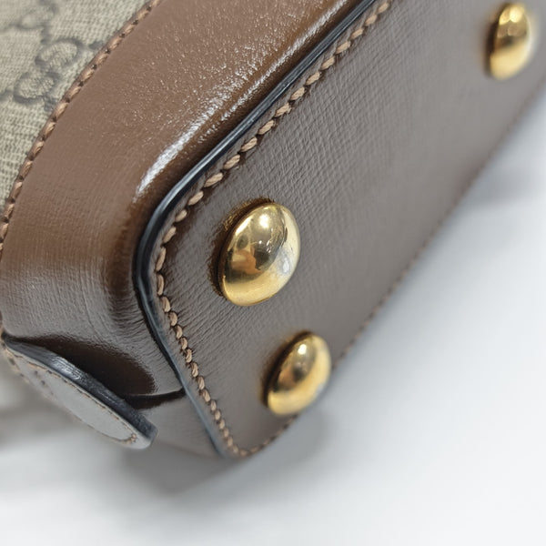 Horsebit 1955 Mini Coated Canvas Beige