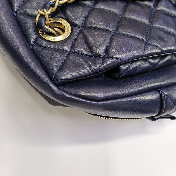 Quilted Lambskin Blue