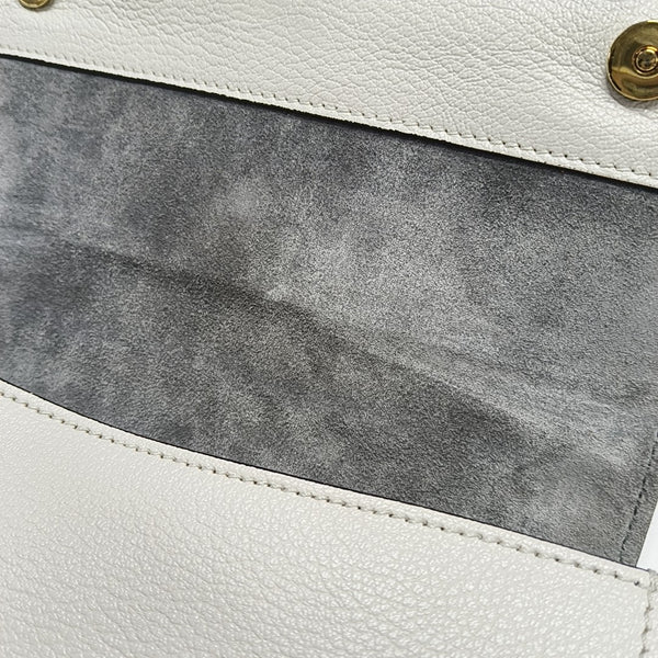 Miu Lady Calfskin White