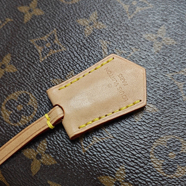 CLUNY PM Monogram Coated Canvas Brown