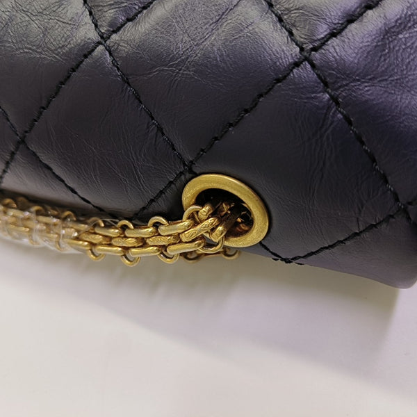 2.55 Maxi Quilted Calfskin Blue
