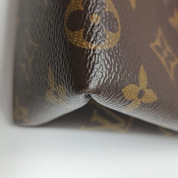 LOCKY BB Monogram Coated Canvas Beige
