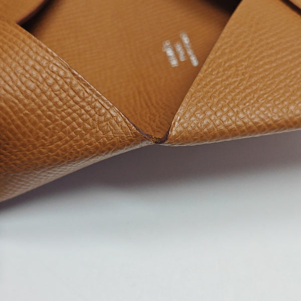 Calvi Epsom Brown Card Holder