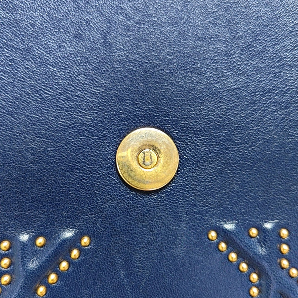 Authenticated pre-owned Diorama Cannage Calfskin Blue - Shoulder Bag at Looply