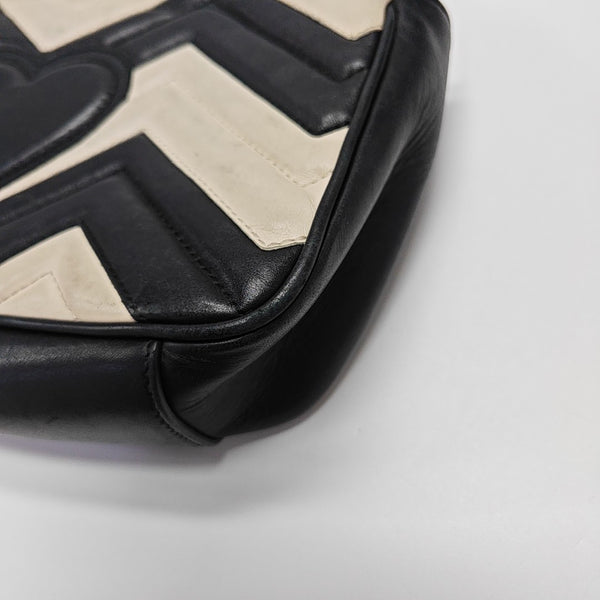 GG Marmont Medium Quilted Calfskin Multicolor