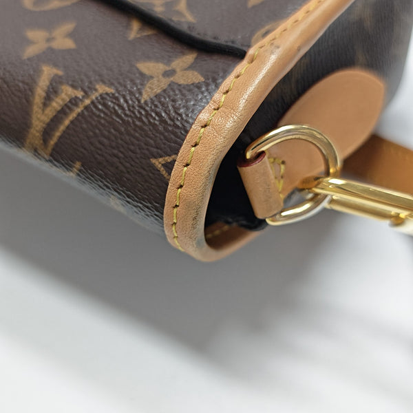 DIANE Monogram Coated Canvas Brown