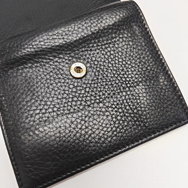 Soho Calfskin Black Wallet