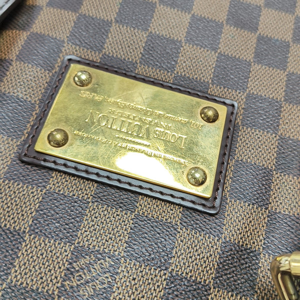 HAMPSTEAD GM Damier Ebene Coated Canvas Brown