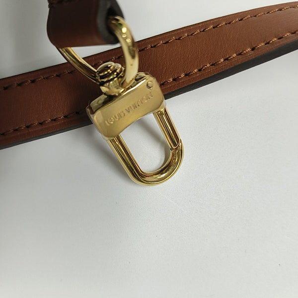 LOOP HOBO Monogram Coated Canvas Brown