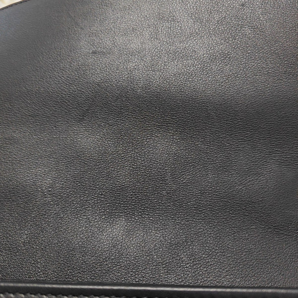 Quilted Calfskin Shoulder Bag Black