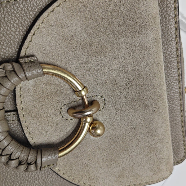 Joan Small Calfskin Gray