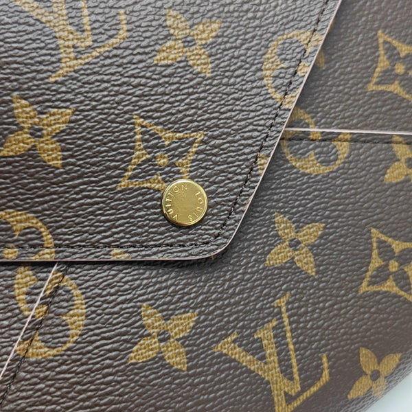 KIRIGAMI Monogram Coated Canvas Brown