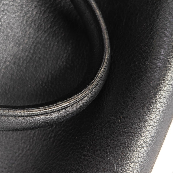 The Banner Small Calfskin Black