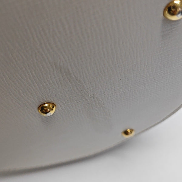 Horsebit 1955 Small Coated Canvas Beige