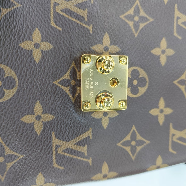 CAMERA BOX Monogram Coated Canvas Brown