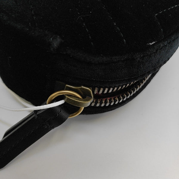 GG Marmont Super Mini Quilted Velvet Black