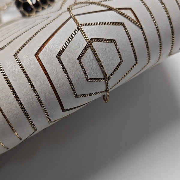 SERPENTI DIAMOND BLAST Small Calfskin White