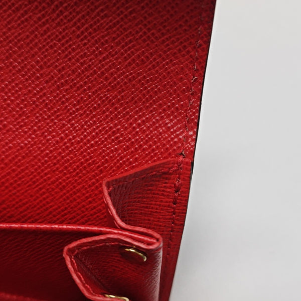 SARAH Monogram Coated Canvas Brown Card Holder
