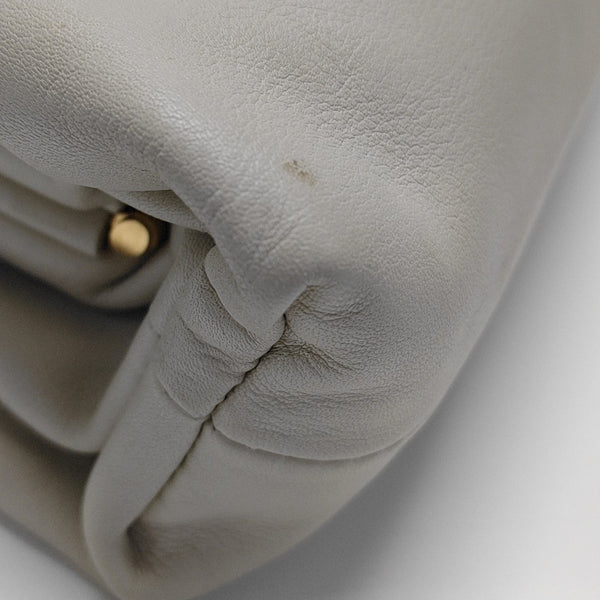 The Pouch Mini Lambskin White