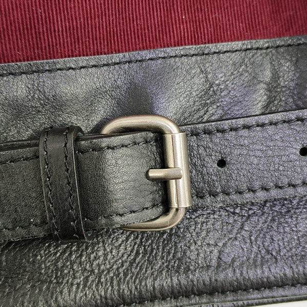 Fabric Shoulder Bag Red