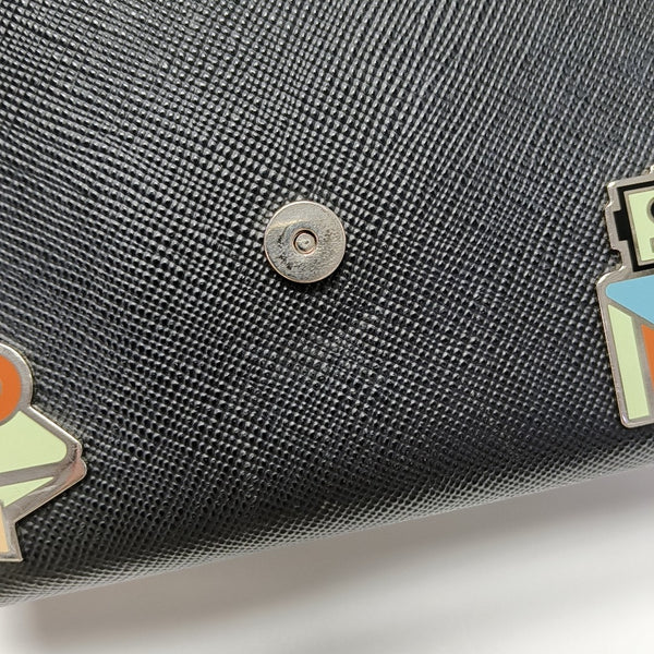 Monochrome Saffiano Calfskin Black