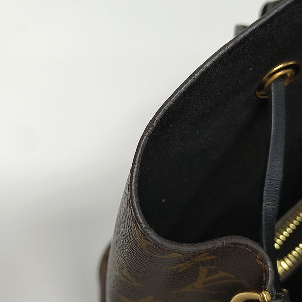 NÉONOÉ MM Monogram Coated Canvas Brown