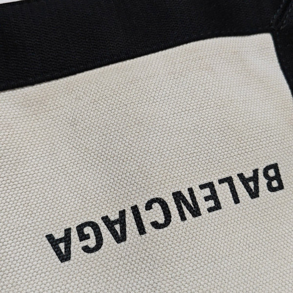 Navy Mini Canvas White