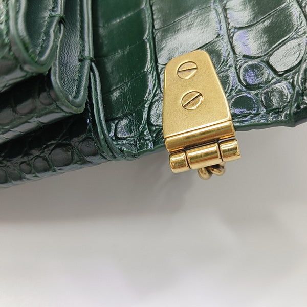 TRIPLET Calfskin Green