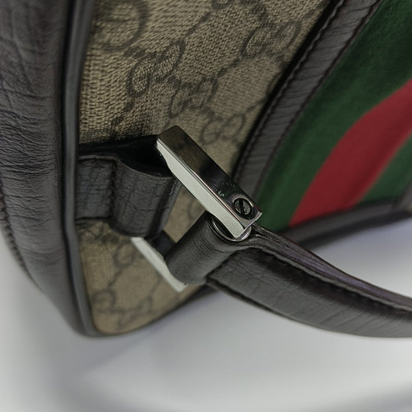 Monogram Coated Canvas Top Handle Bag Beige