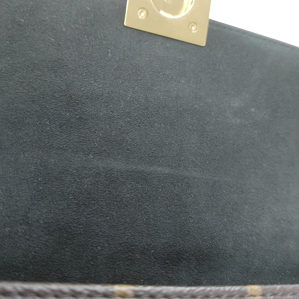 LOCKY BB Monogram Coated Canvas Brown