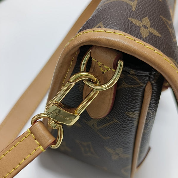 DIANE Monogram Coated Canvas Brown