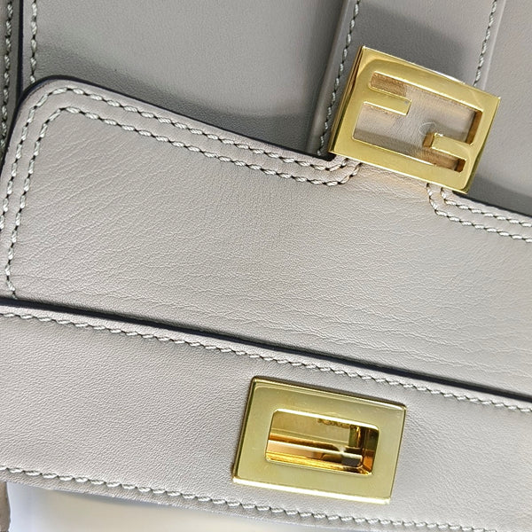 Peekaboo Mini Calfskin Gray