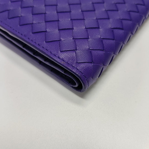 Lambskin Wallet Purple