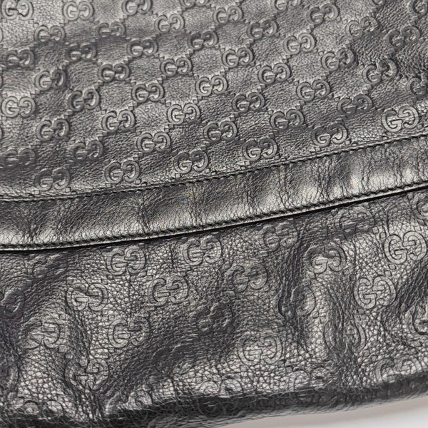 Ligne Shima Monogram Calfskin Black