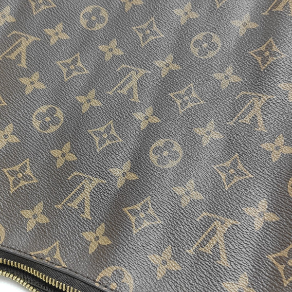 LOOP HOBO Monogram Coated Canvas Brown