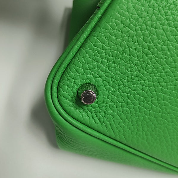 Authenticated pre-owned Picotin Lock 18 Clemence Green - Bucket Bag at Looply