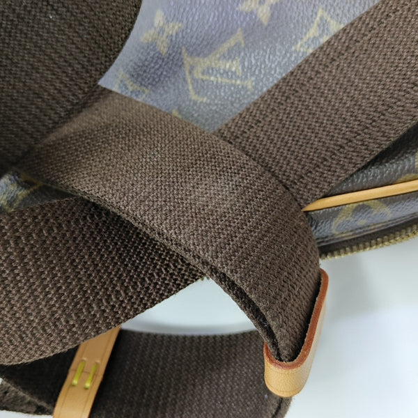 GANGE Monogram Coated Canvas Brown