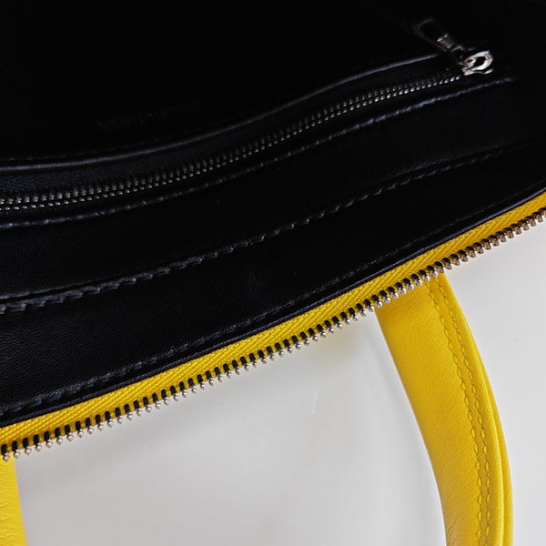 Triangle Calfskin Yellow