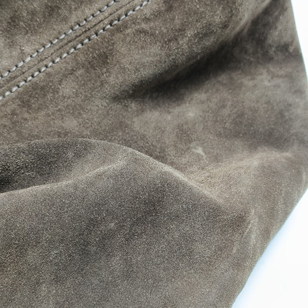 Suede Bucket Bag Brown