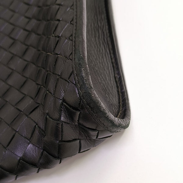 Calfskin Top Handle Bag Black